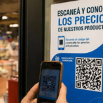 Super e hipermercados deberán exhibir QR con precios actualizados de la canasta básica